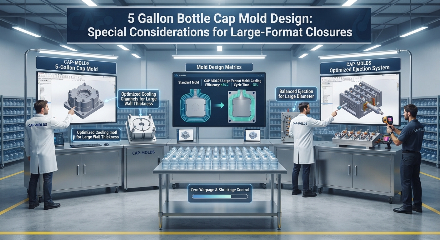 5 Gallon Bottle Cap Mold Design: Special Considerations for Large-Format Closures