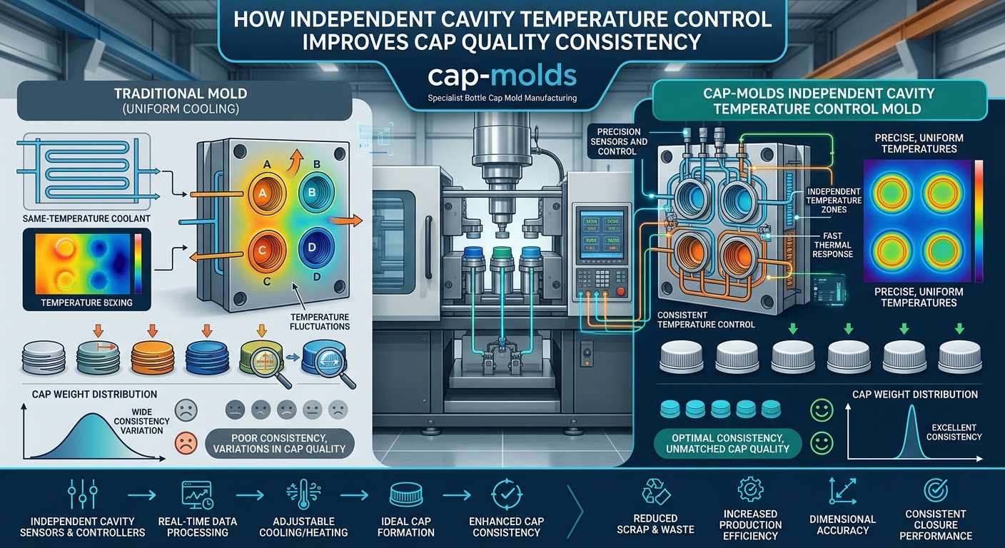 How Independent Cavity Temperature Control Improves Cap Quality Consistency